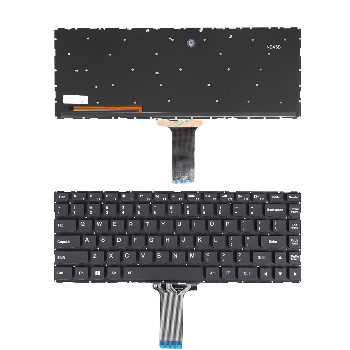 Picture of New Replacement Laptop Keyboard For LENOVO IDEAPAD 500S-14ISK YOGA 500-14ACZ 500-14ISK BLACK（Backlit） OEM US Layout